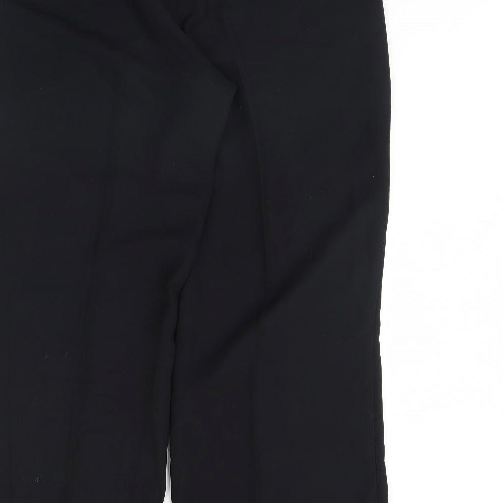 M&S Womens Black   Dress Pants Trousers Size 40 in L32 in