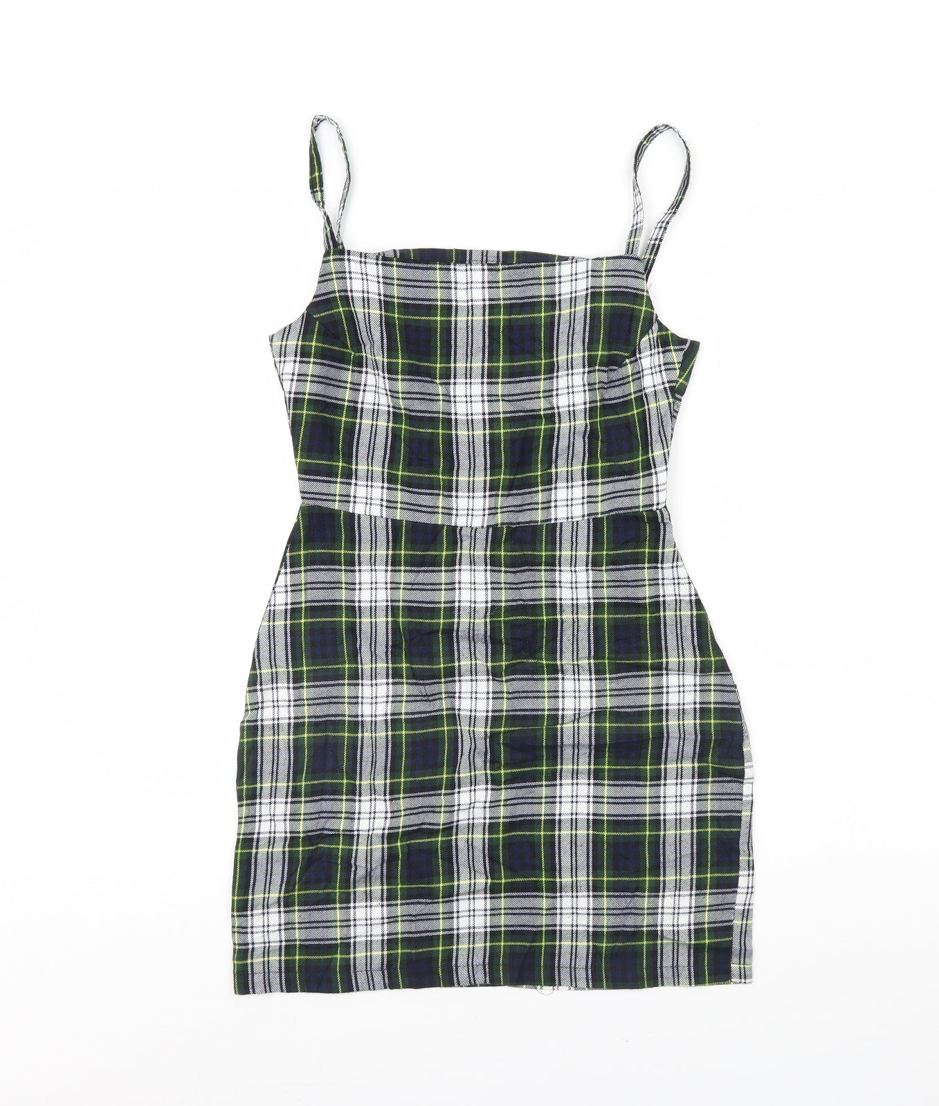 Nasty Gal Womens Red Check  Mini  Size 6