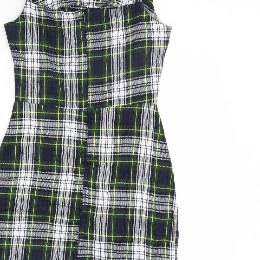 Nasty Gal Womens Red Check  Mini  Size 6