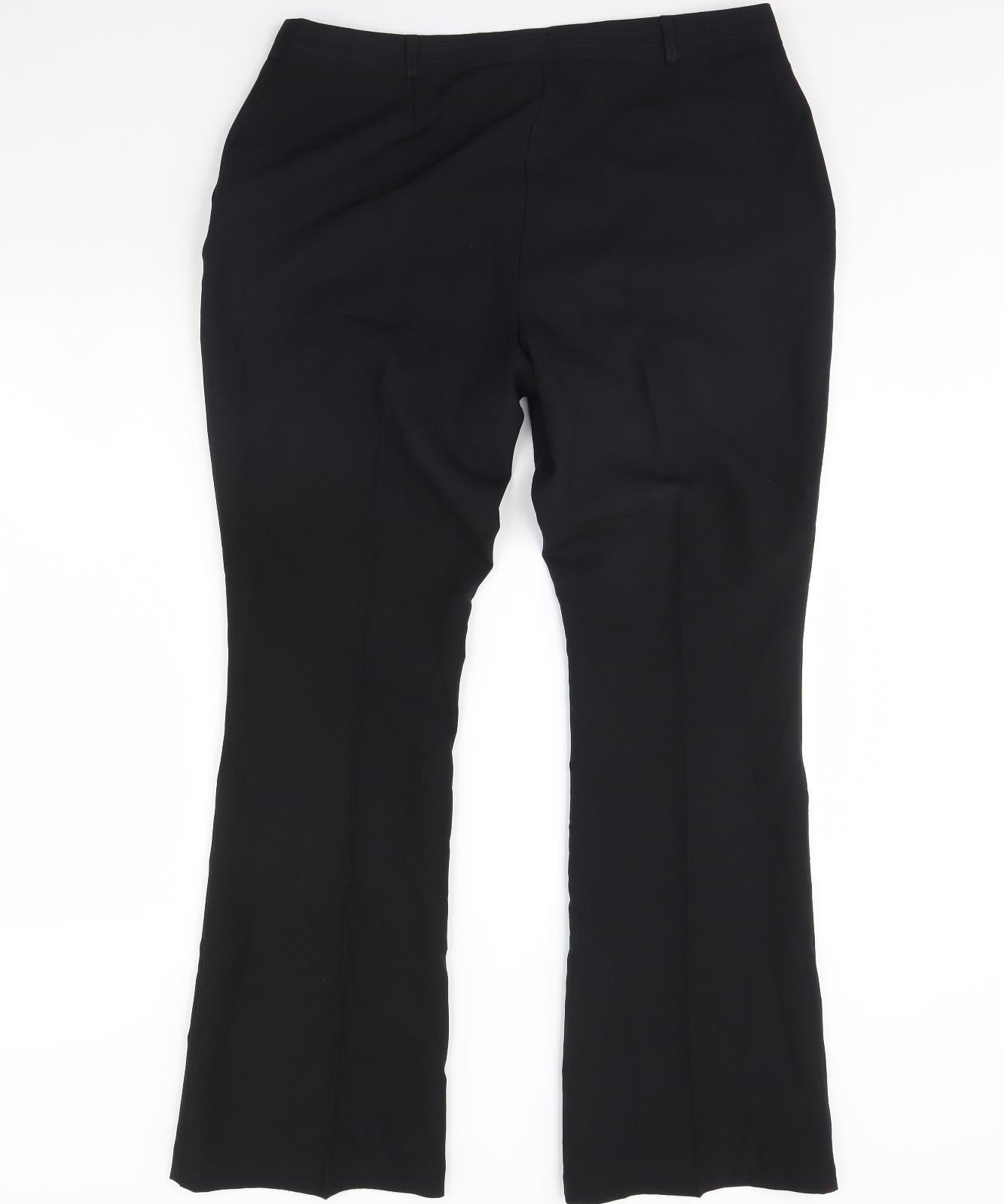 Primark Womens Black   Dress Pants Trousers Size 16 L31 in