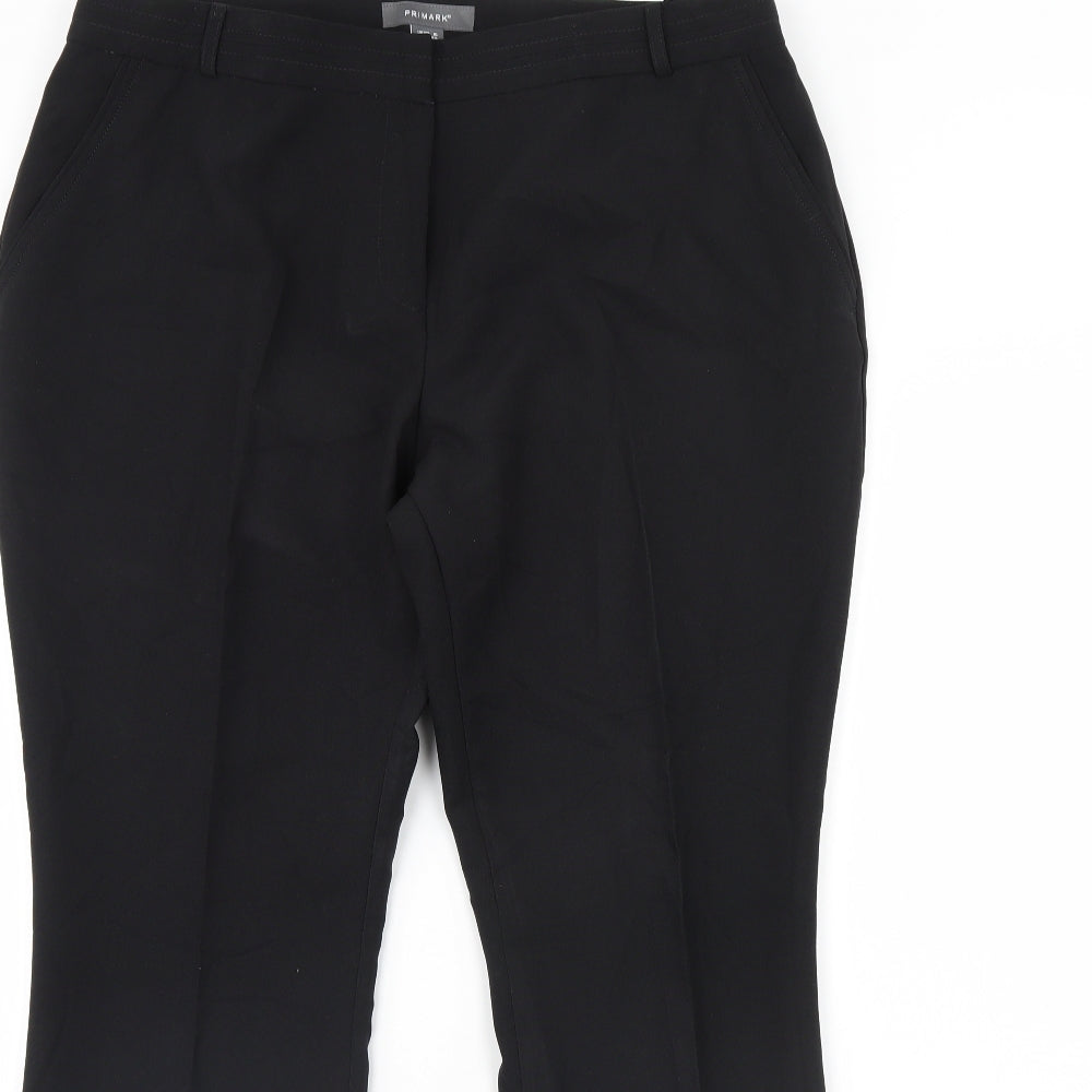 Primark Womens Black   Dress Pants Trousers Size 16 L31 in