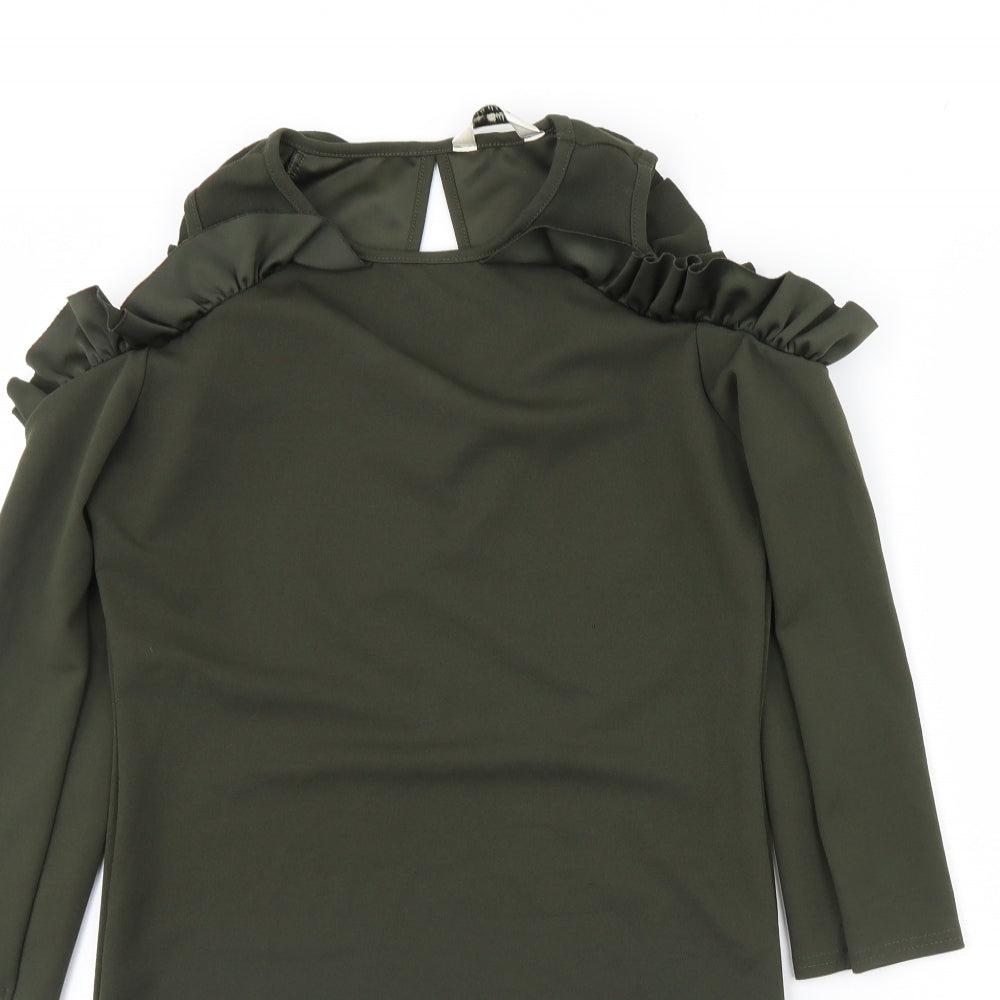 Miss Selfridge Womens Green   Mini  Size 14