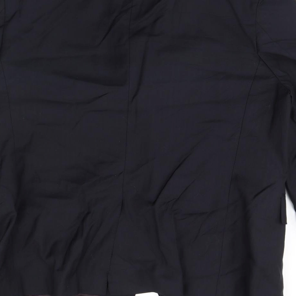 Preworn Mens Blue   Jacket Blazer Size 42  - Shoulder Pads