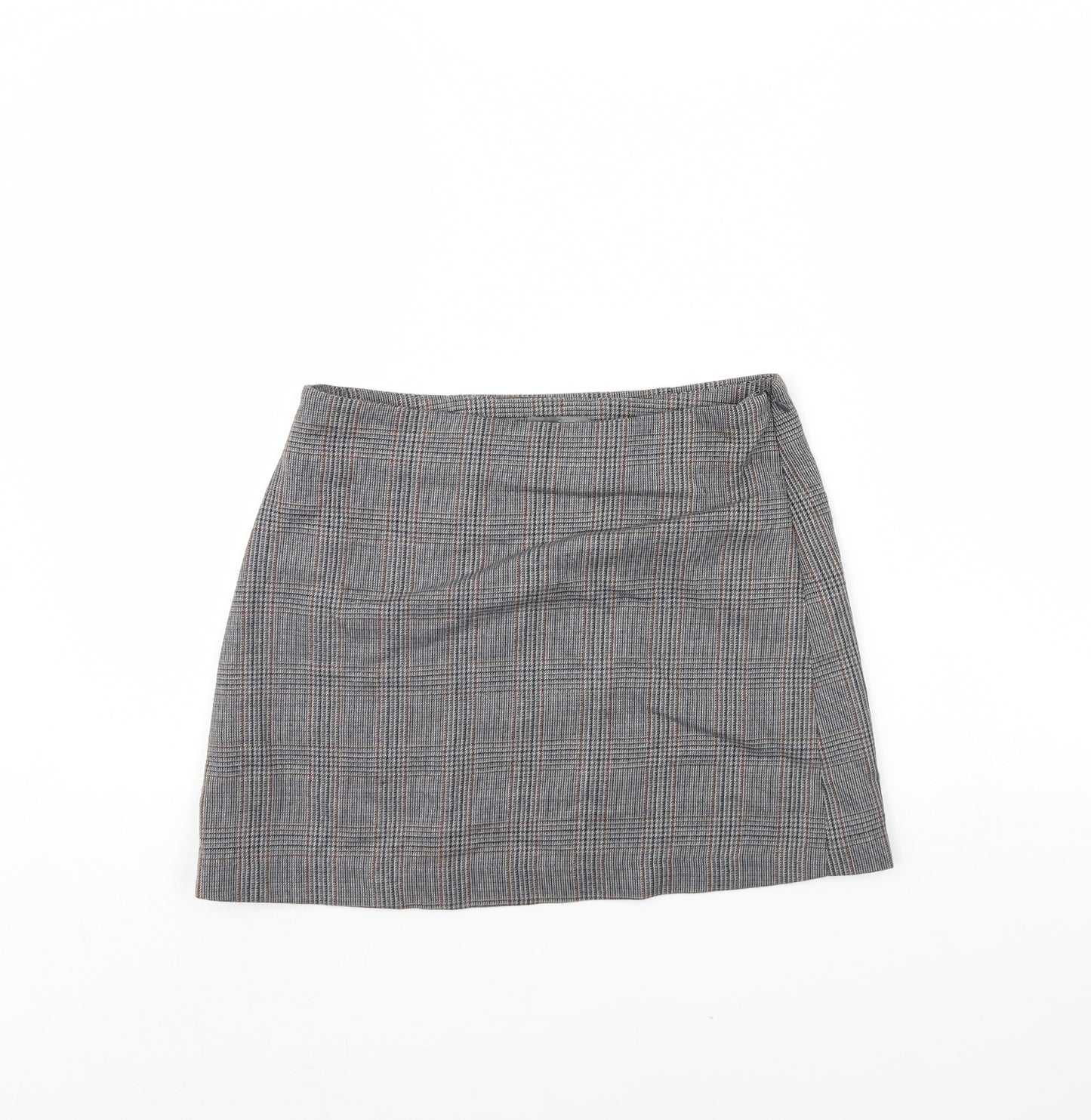 Gap Womens Grey Check  Mini Skirt Size 6