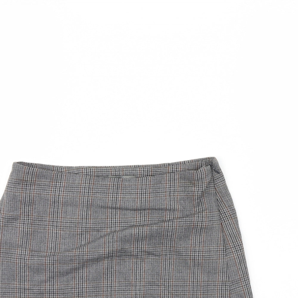 Gap Womens Grey Check  Mini Skirt Size 6