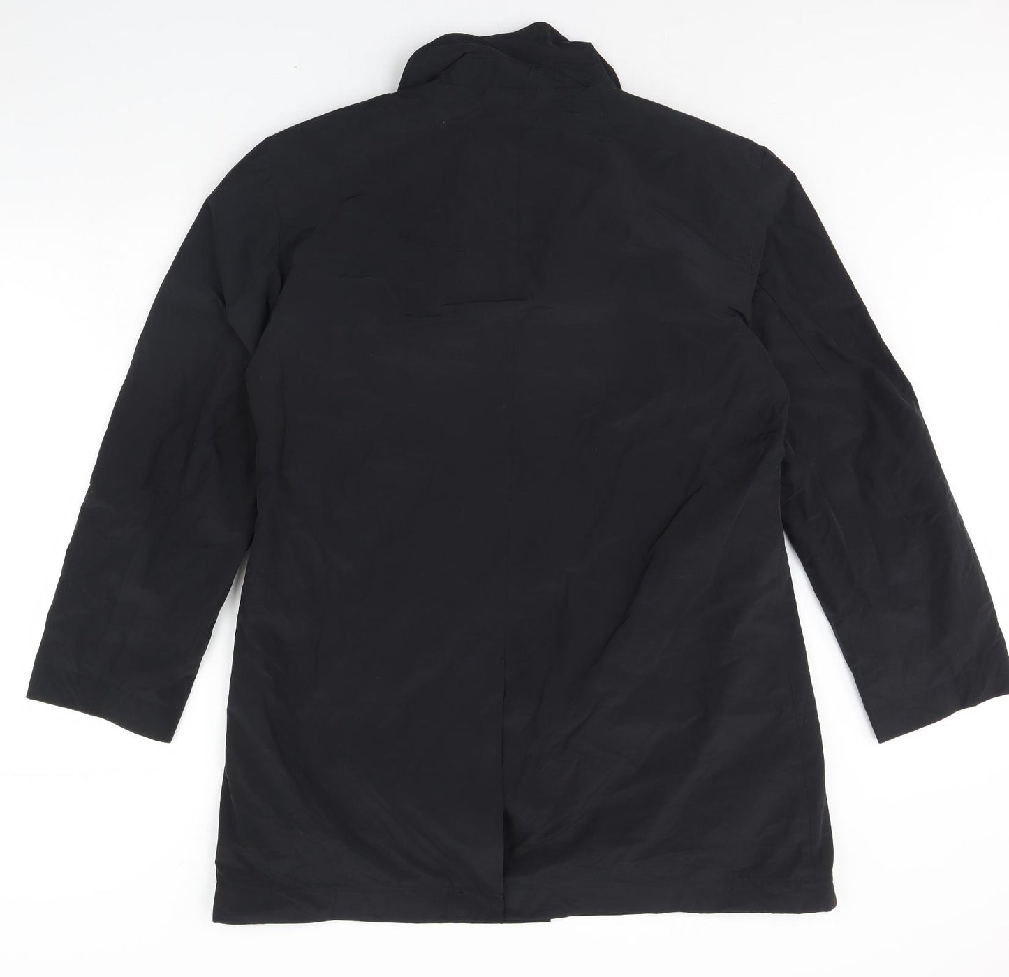 Kangol Mens Black   Overcoat Coat Size M