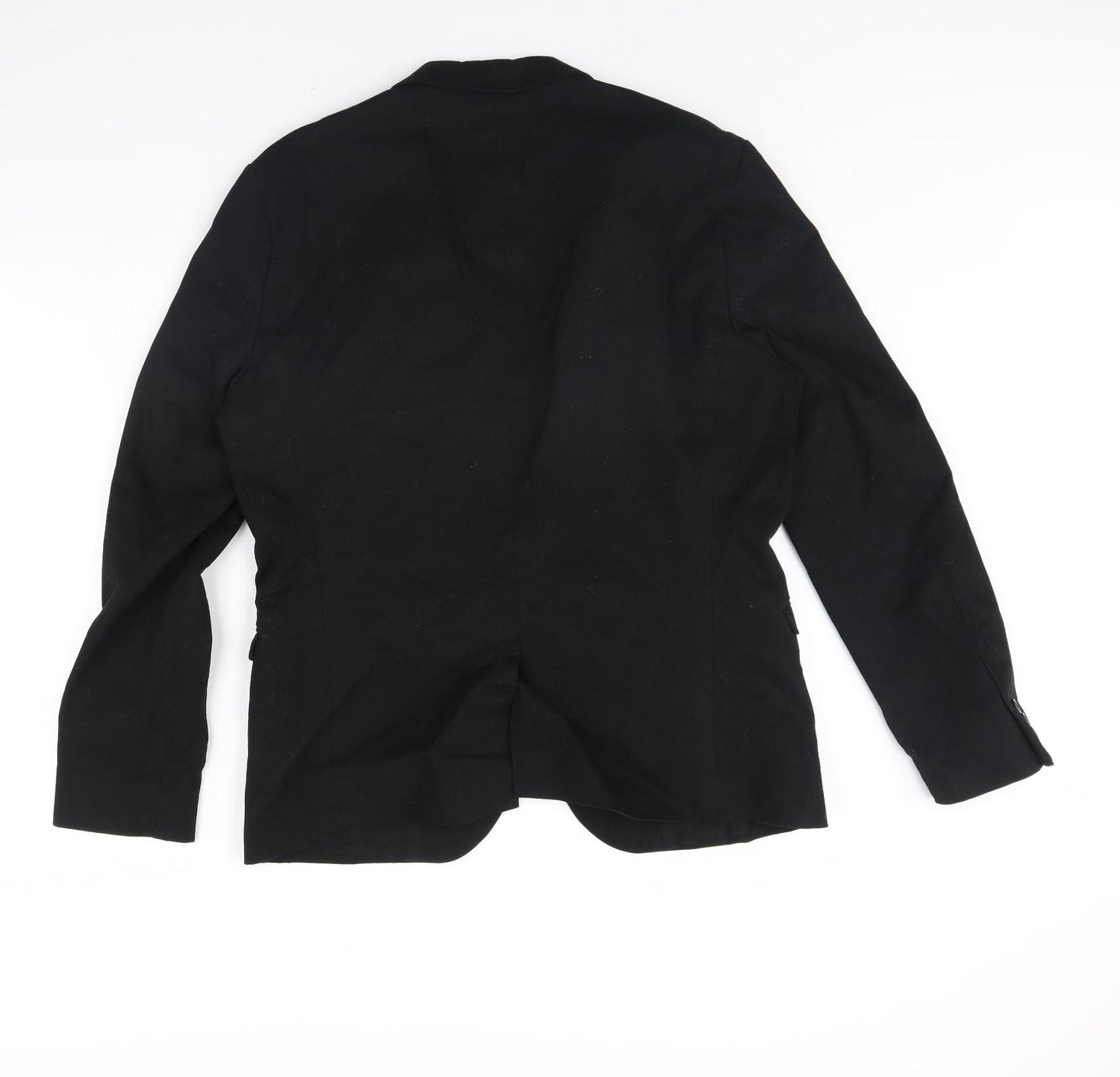 Preworn Mens Black   Jacket Blazer Size 44