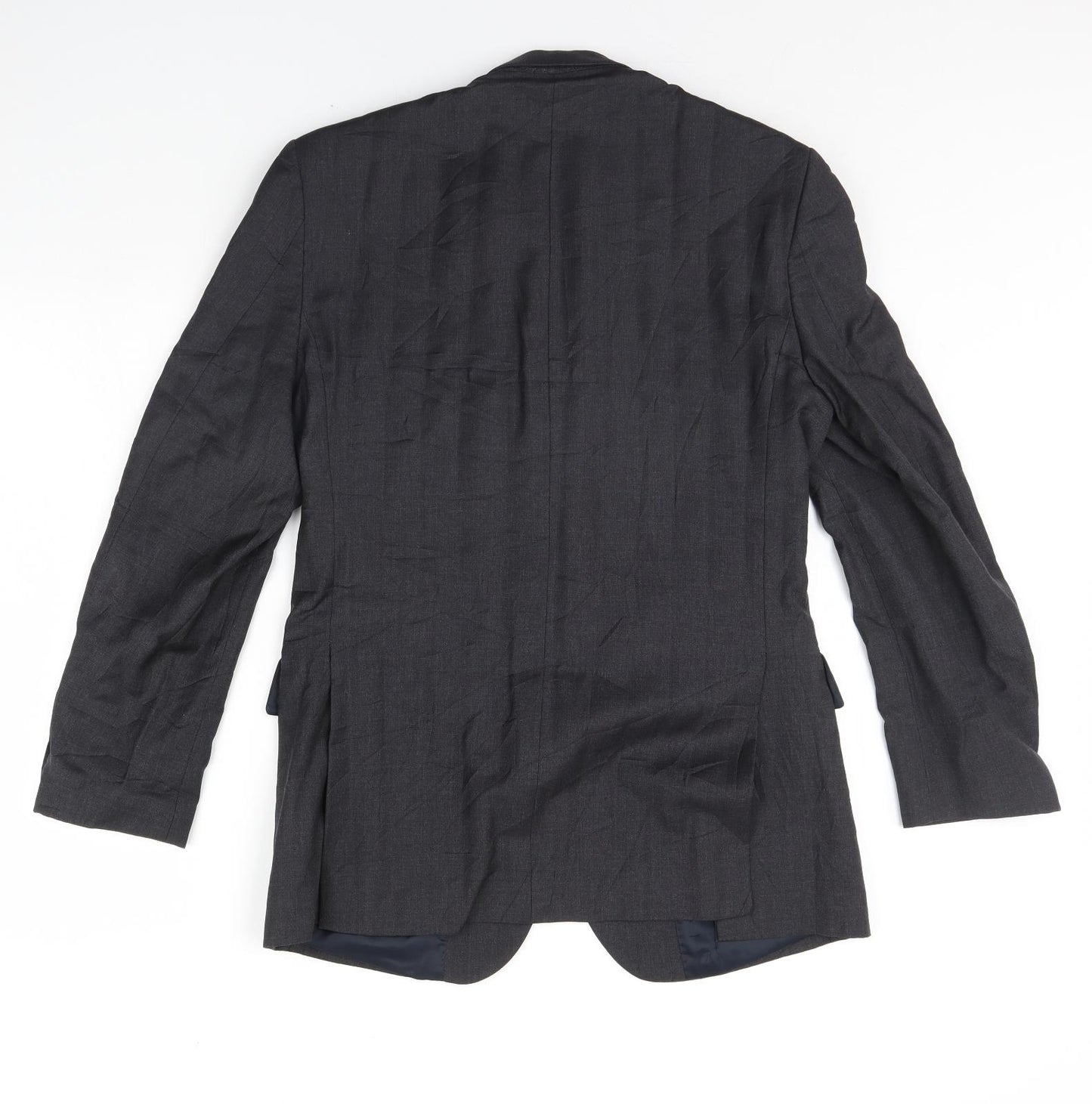 Austin Reed Mens Grey   Jacket Blazer Size 38  - Shoulder Pads