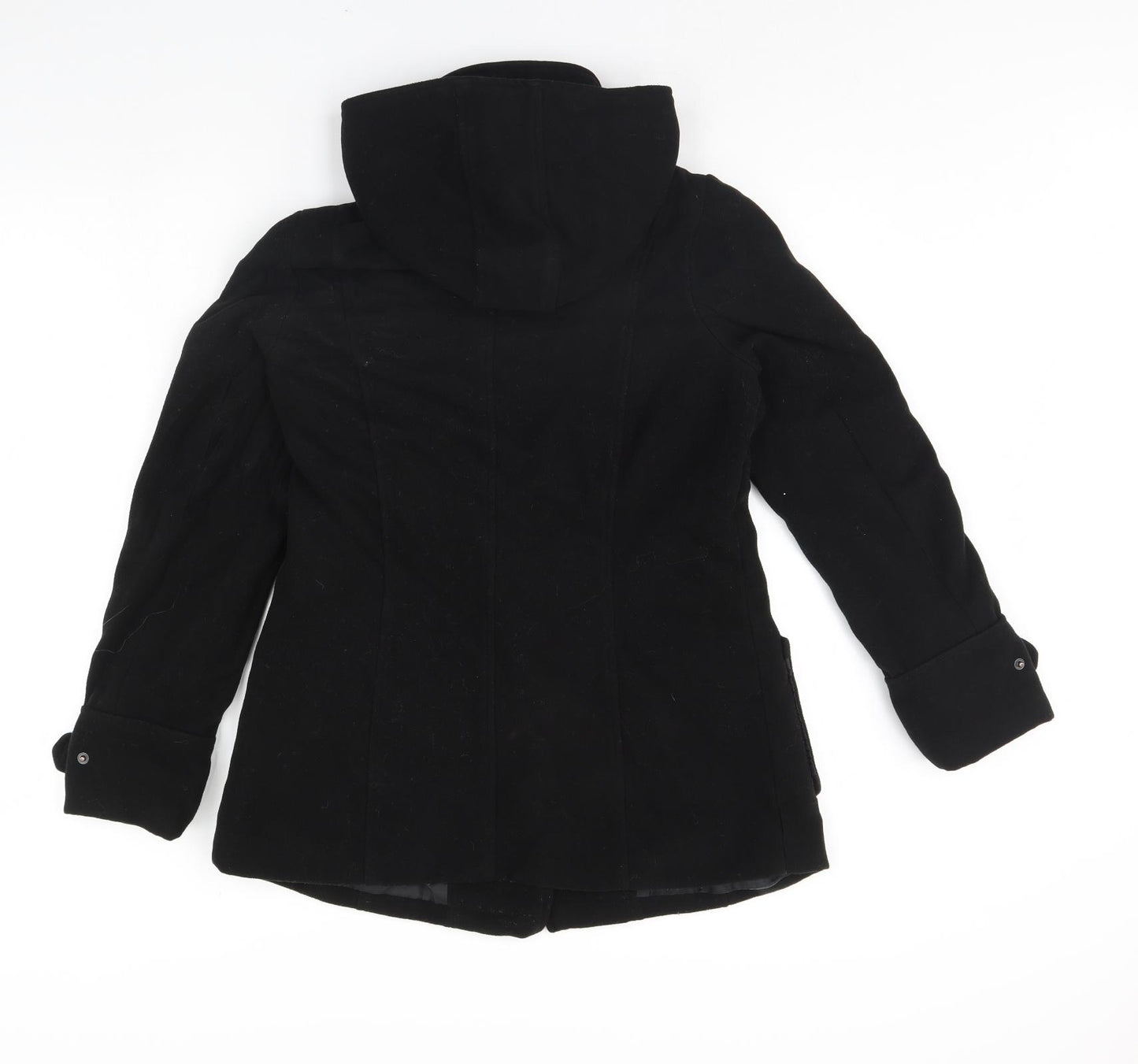 Atmosphere Womens Black   Overcoat Coat Size 10