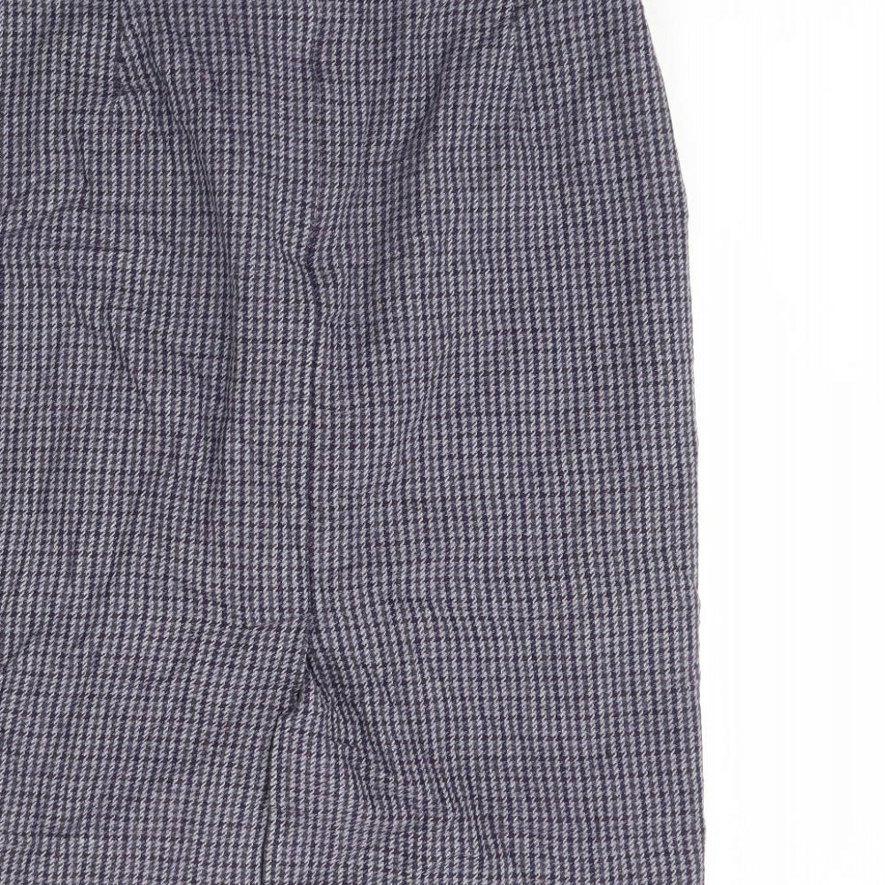 Eastex Womens Blue Herringbone  Straight & Pencil Skirt Size 14