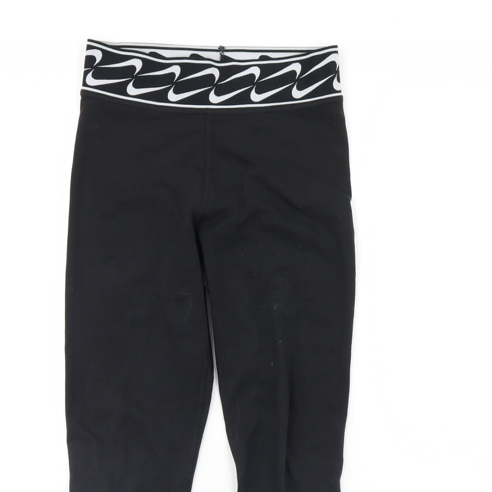Nike Womens Black   Compression Leggings Size S L28 in