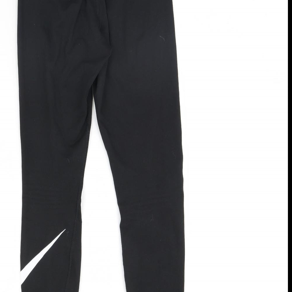 Nike Womens Black   Compression Leggings Size S L28 in