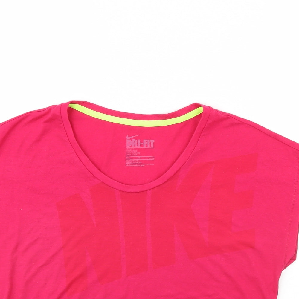 Nike Womens Pink   Basic T-Shirt Size S
