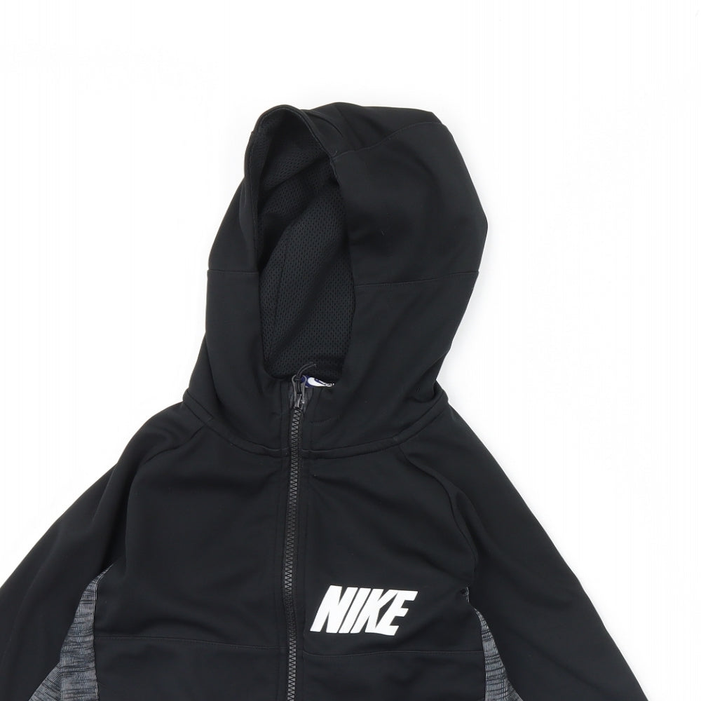 Nike Boys Black   Jacket  Size 12 Years