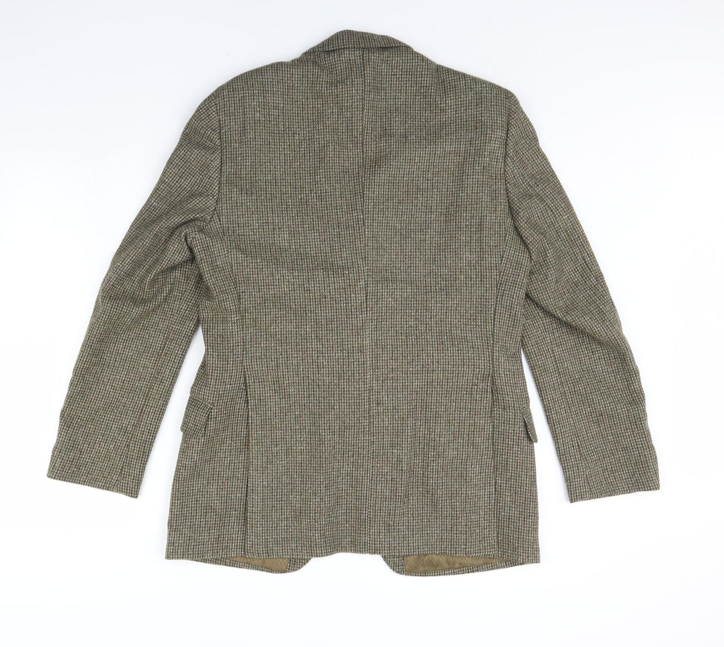 Preworn Mens Green   Jacket Blazer Size 38  - Shoulder Pads