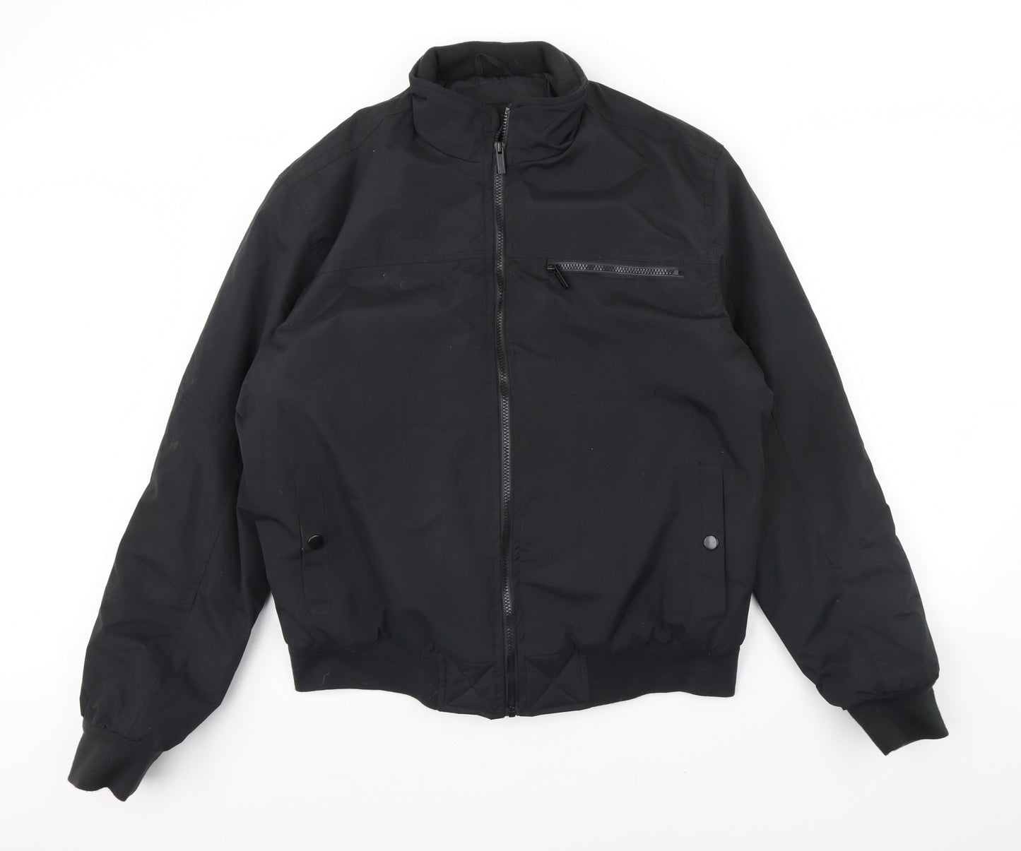 Peacocks Mens Black   Jacket Coat Size XL