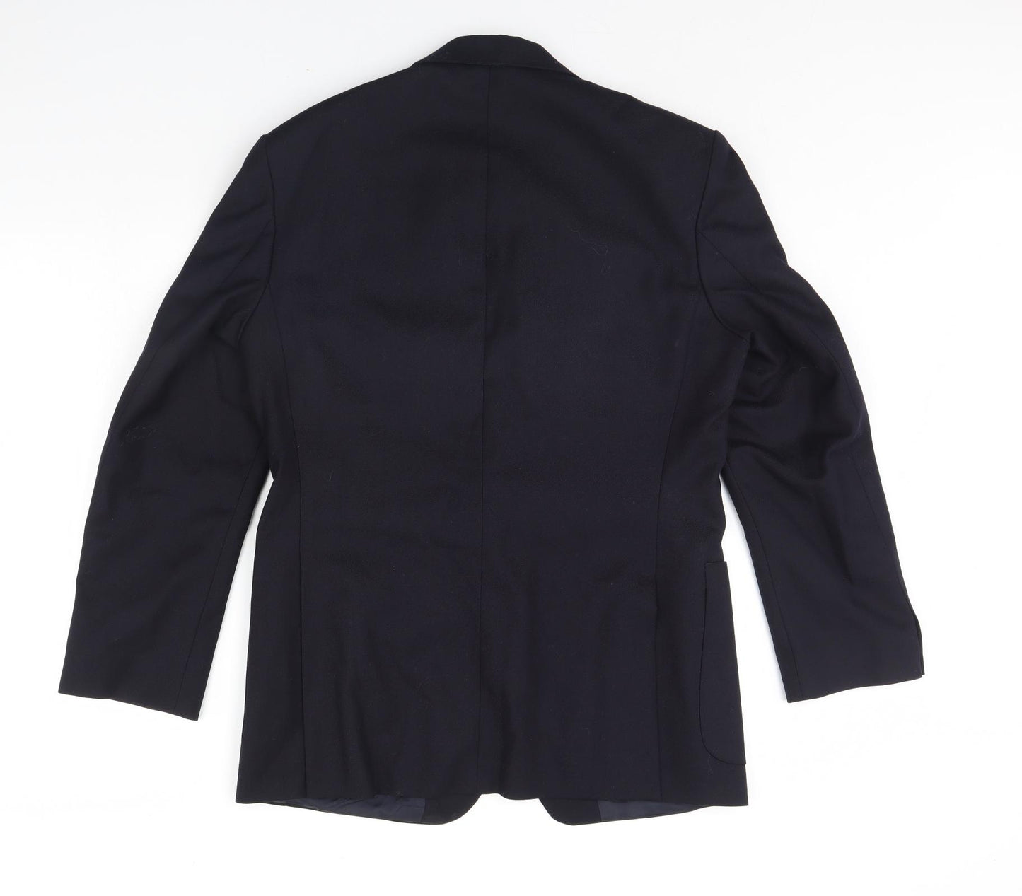 Preworn Mens Blue   Jacket Blazer Size 40  - Shoulder Pads