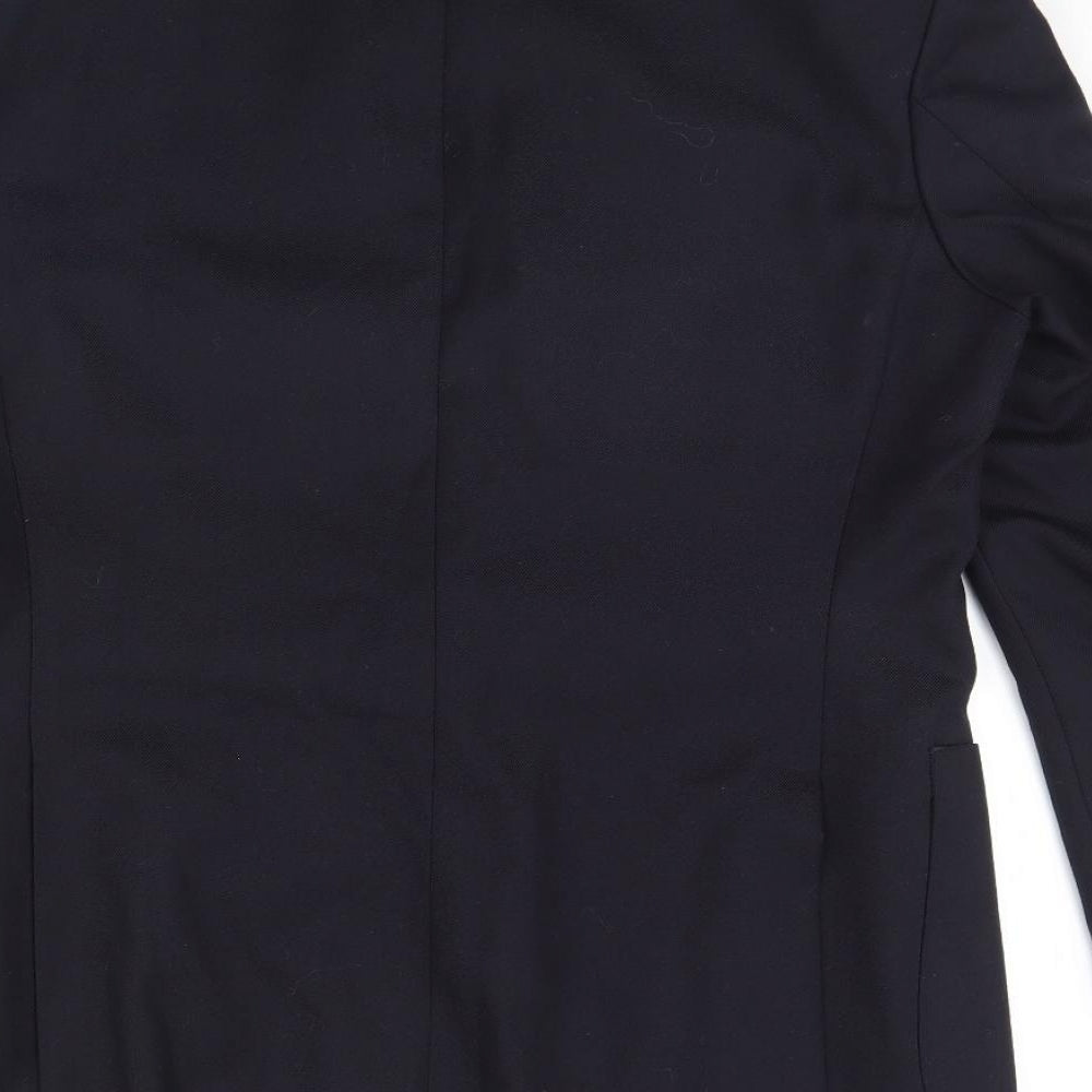 Preworn Mens Blue   Jacket Blazer Size 40  - Shoulder Pads