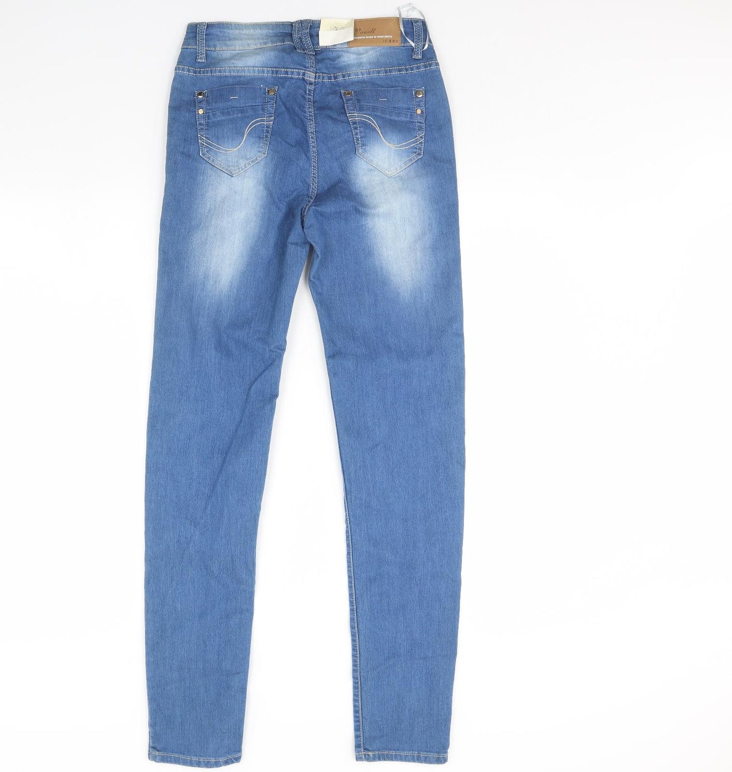 Vavell Womens Blue  Denim Skinny Jeans Size 10 L29 in