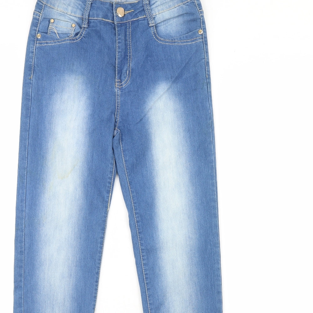 Vavell Womens Blue  Denim Skinny Jeans Size 10 L29 in