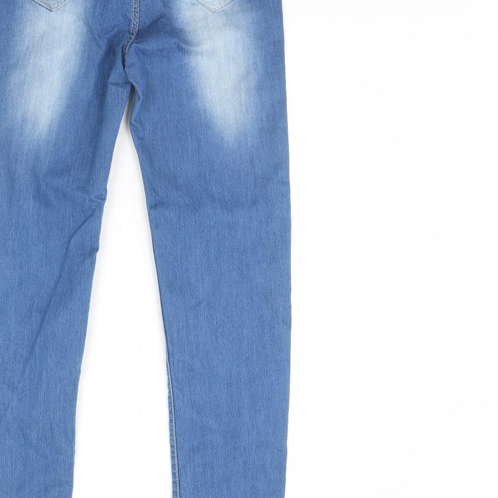 Vavell Womens Blue  Denim Skinny Jeans Size 10 L29 in