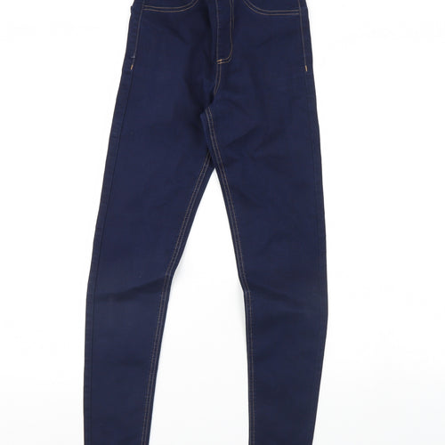 M&S Womens Blue  Denim Jegging Jeans Size 6 L28 in