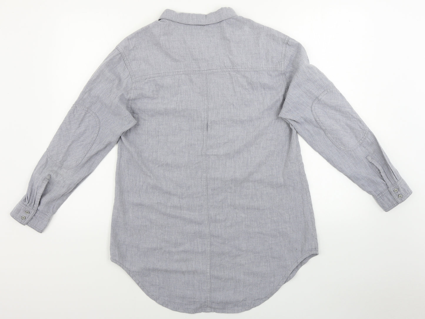 WRAP Womens Grey   Basic Button-Up Size 12