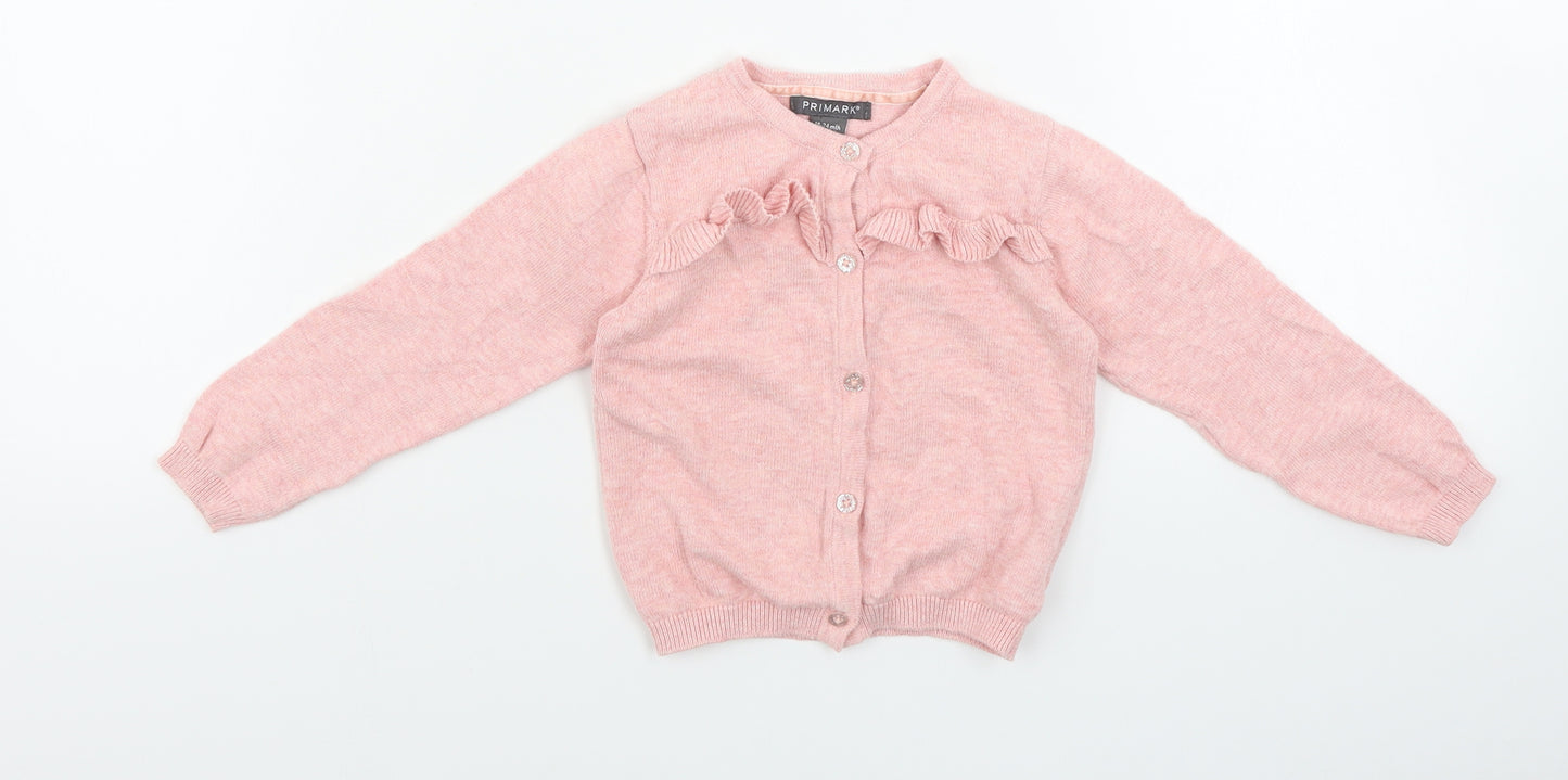 Primark Girls Pink   Jacket  Size 18-24 Months