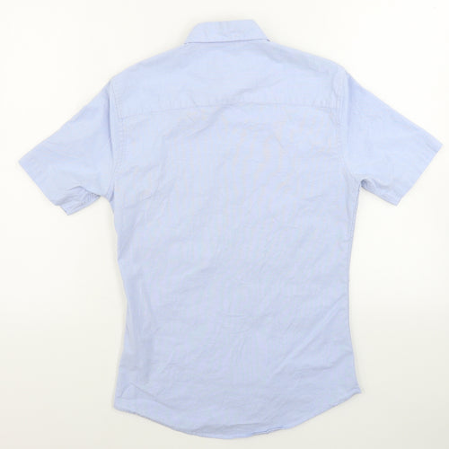 Topman Mens Blue    Button-Up Size S