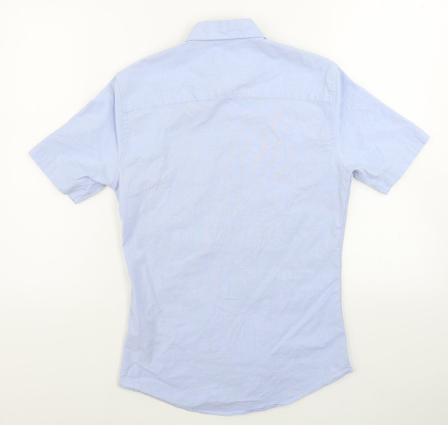 Topman Mens Blue    Button-Up Size S