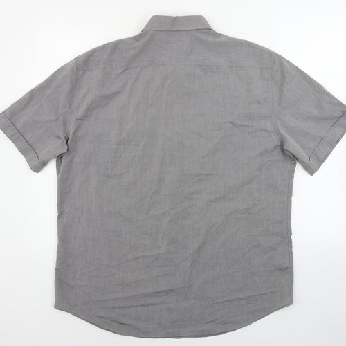 Marks and Spencer  Mens Grey    Button-Up Size XL