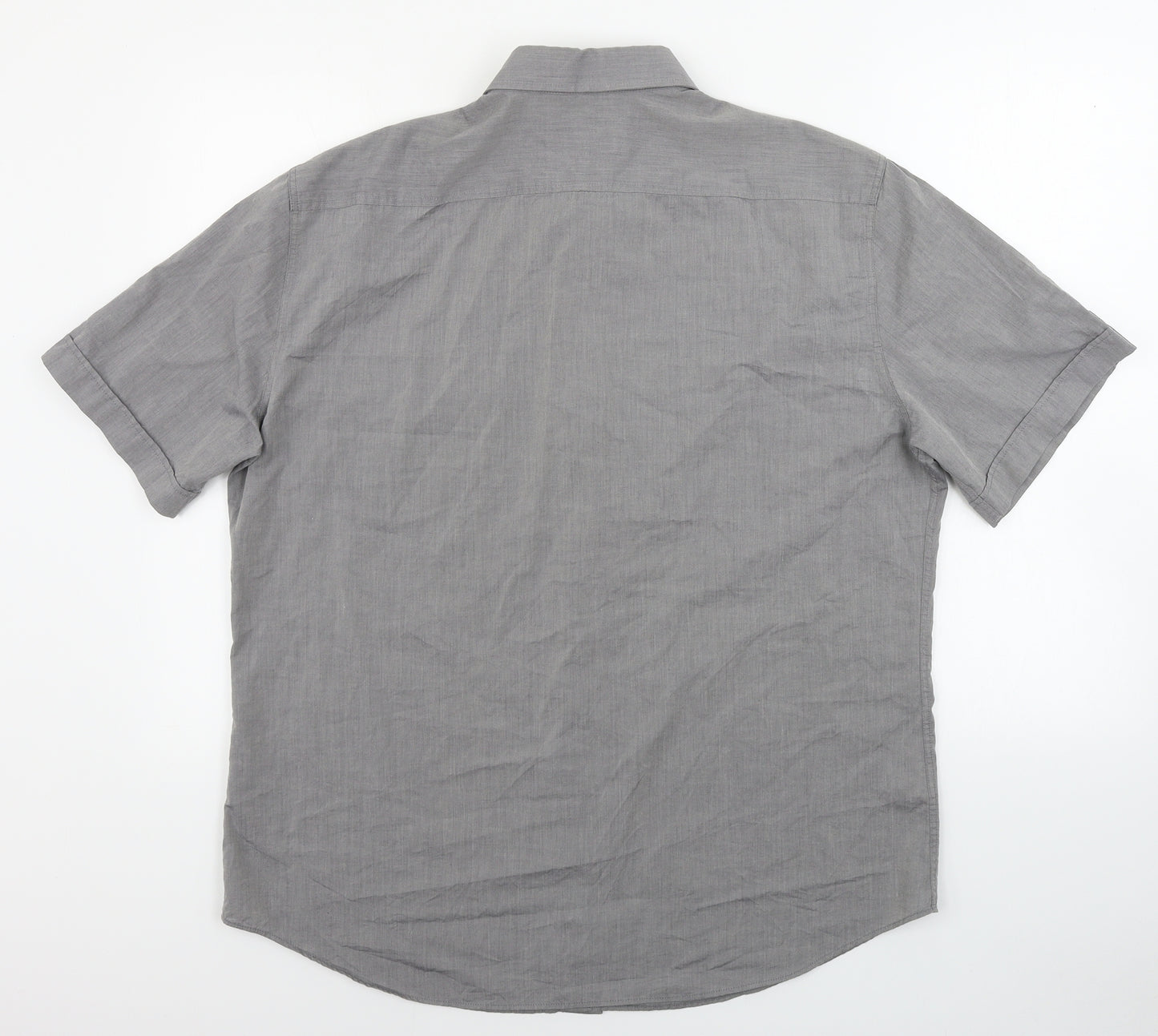 Marks and Spencer  Mens Grey    Button-Up Size XL