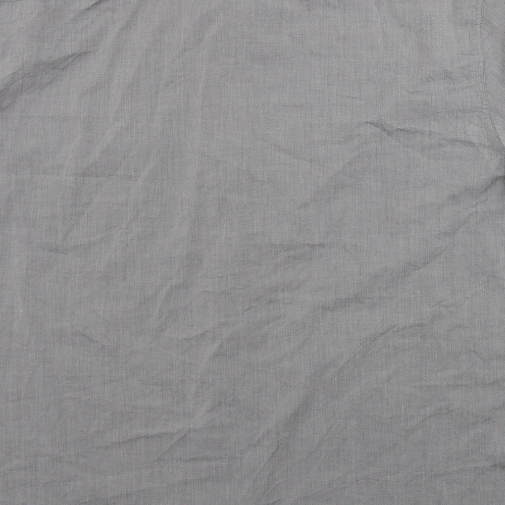 Marks and Spencer  Mens Grey    Button-Up Size XL