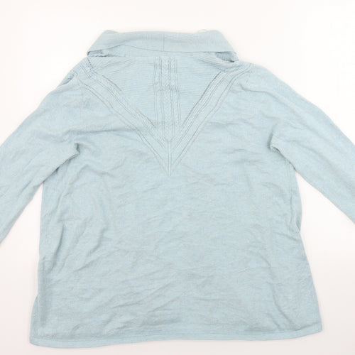 RJR.John Rocha Womens Blue   Cardigan Jumper Size 16