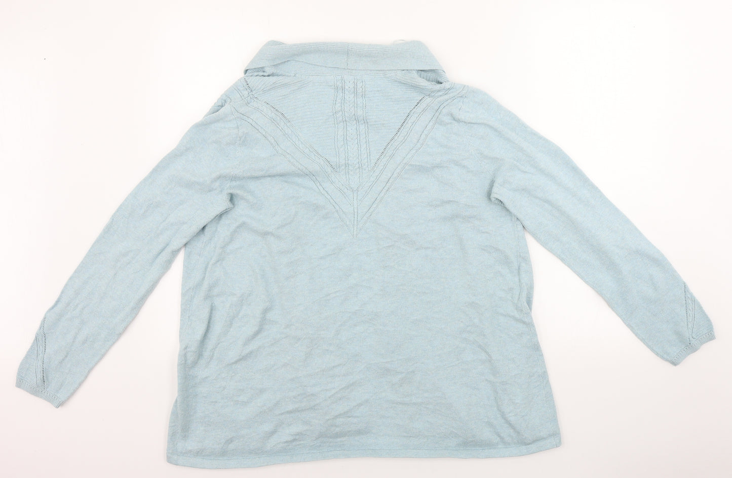 RJR.John Rocha Womens Blue   Cardigan Jumper Size 16