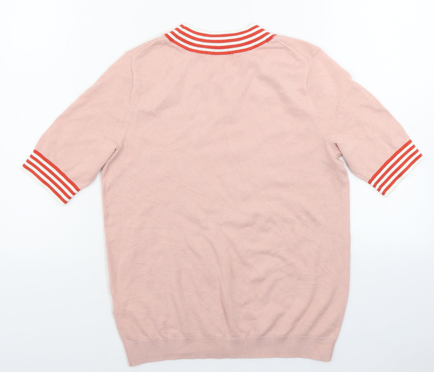 Boden Womens Pink Striped  Pullover Jumper Size S