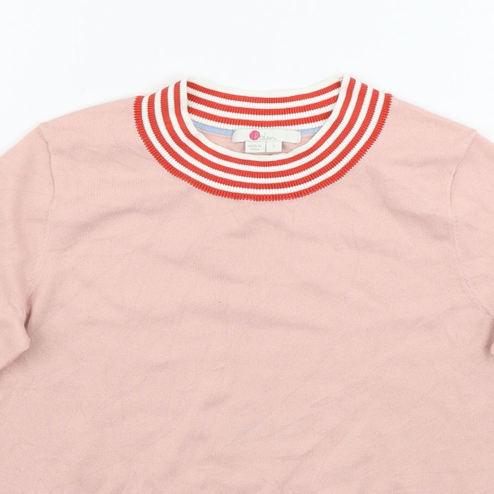 Boden Womens Pink Striped  Pullover Jumper Size S