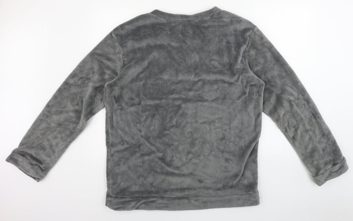 City Comfort Womens Grey Solid  Top Pyjama Top Size 16