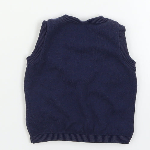 Mother Care Baby Blue Geometric  Jacket  Size 3-6 Months