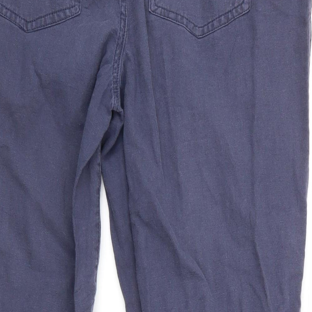 White Stuff Womens Blue   Cropped Trousers Size 12 L25 in - White Stuff Trousers