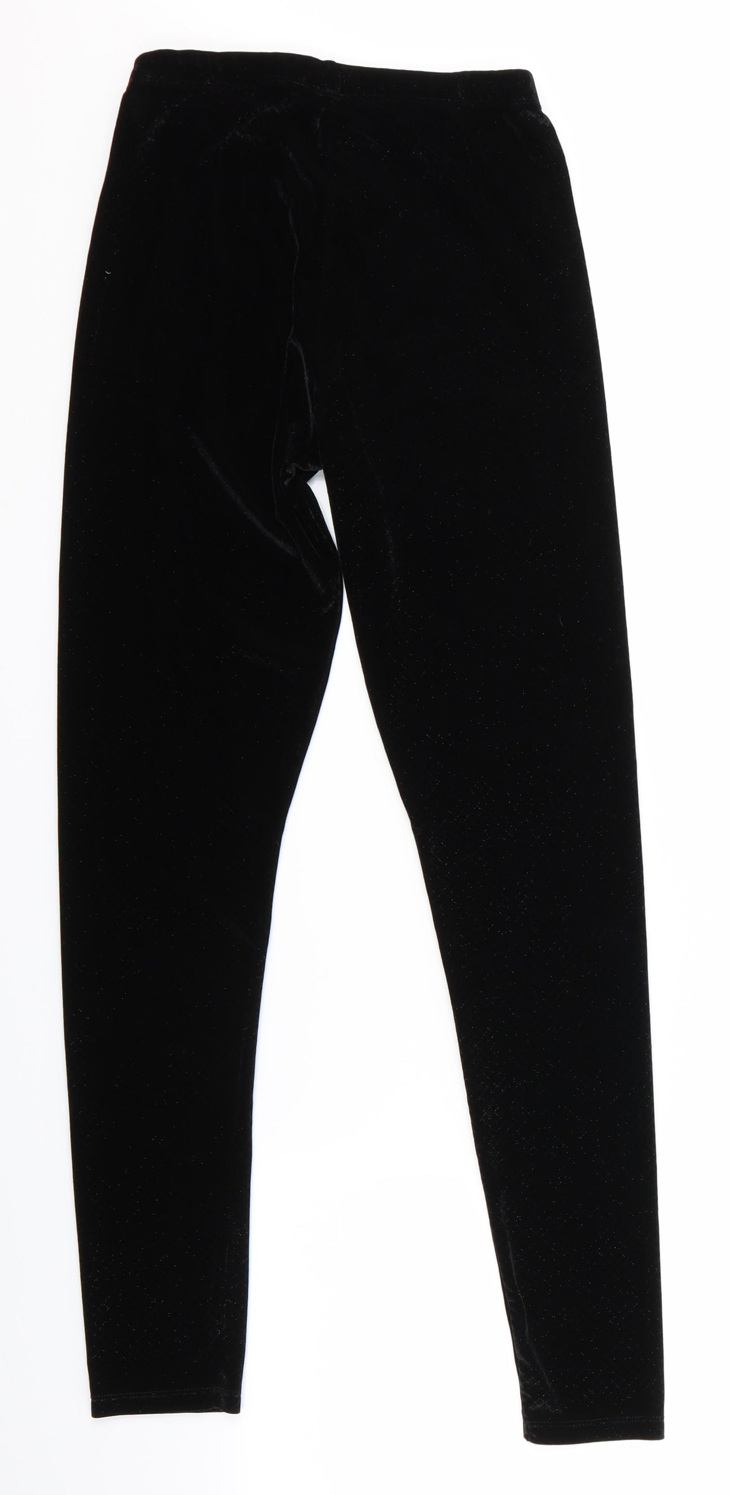 Candy Couture Girls Black Argyle/Diamond  Jegging Trousers Size 12-13 Years - Candy Couture velvet sparkly