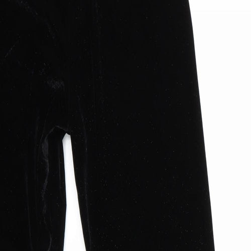 Candy Couture Girls Black Argyle/Diamond  Jegging Trousers Size 12-13 Years - Candy Couture velvet sparkly