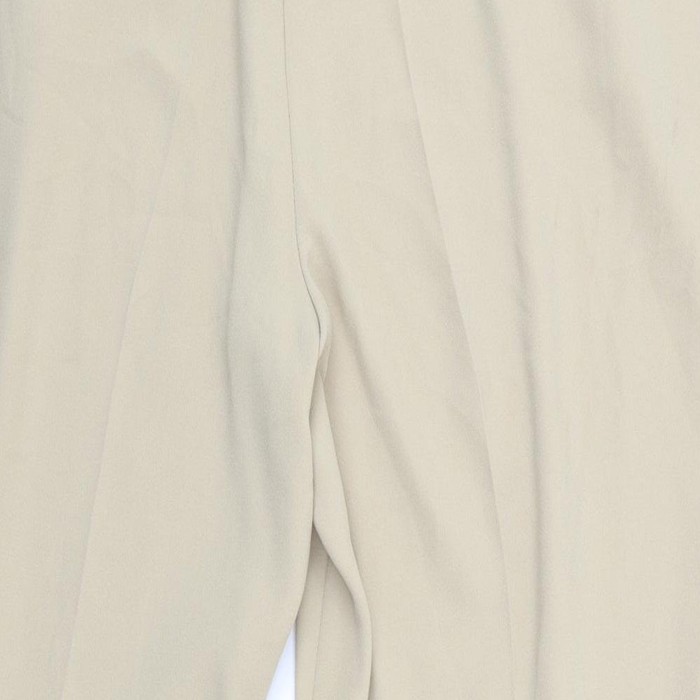 Marks and Spencer Womens Beige   Trousers  Size 22 L27 in - Marks and Spencer