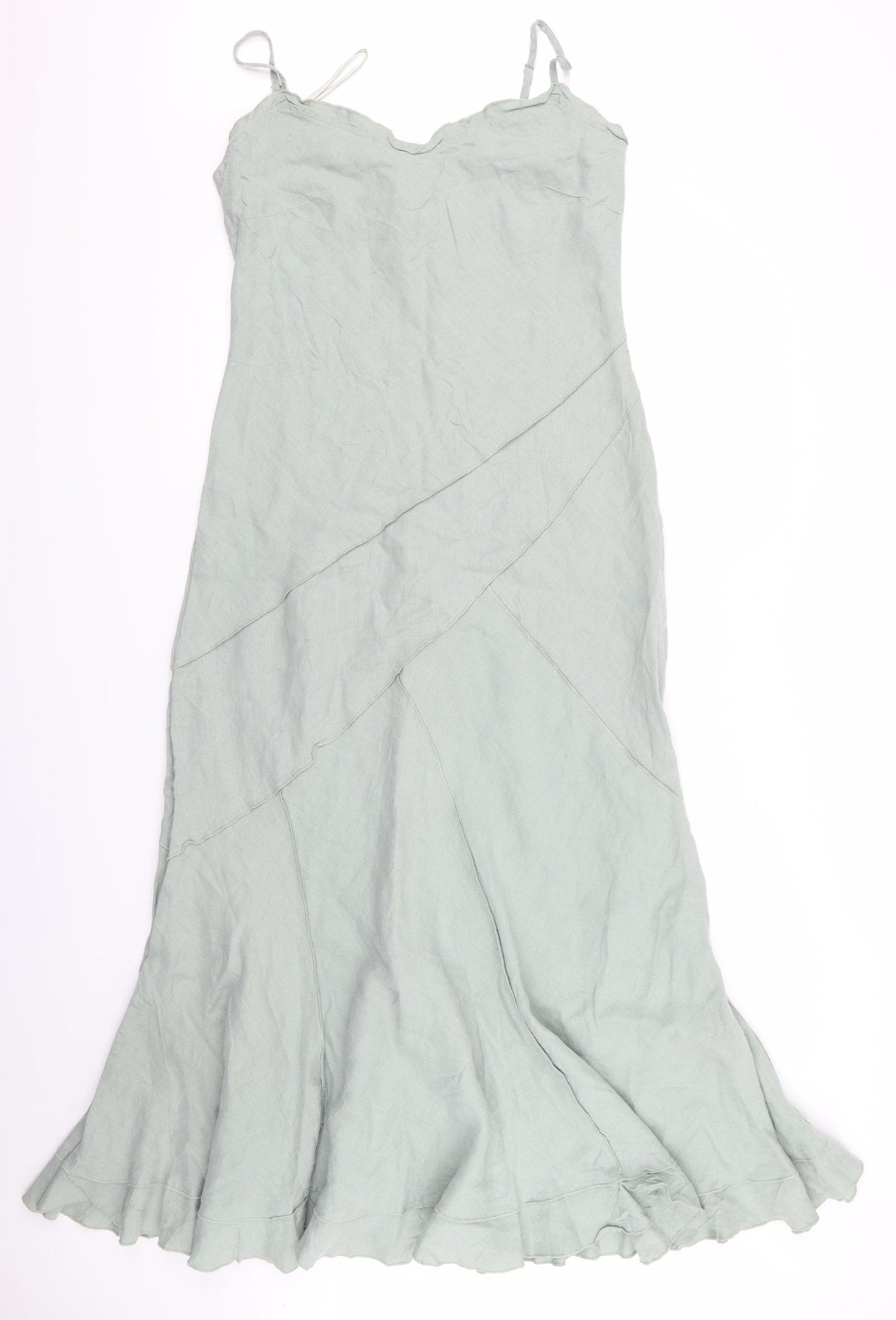 Per Una Womens Green   Fit & Flare  Size 14  - Per Una