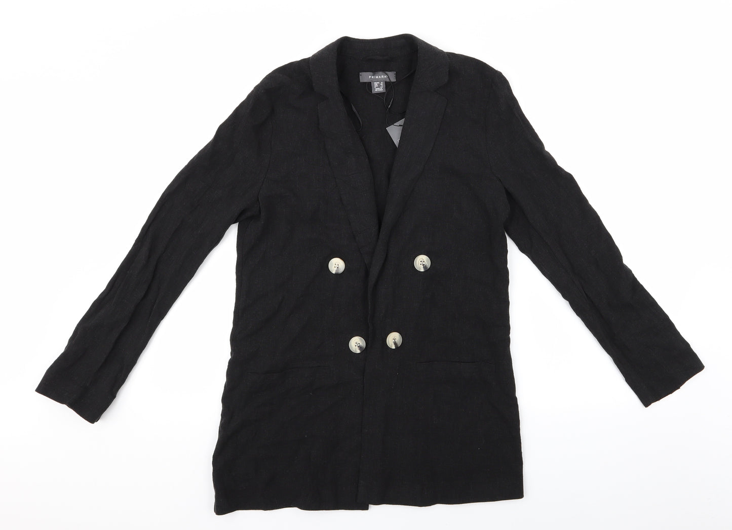 Primarm Womens Black   Jacket Blazer Size 8  - Primark Jacket