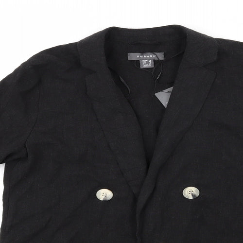 Primarm Womens Black   Jacket Blazer Size 8  - Primark Jacket