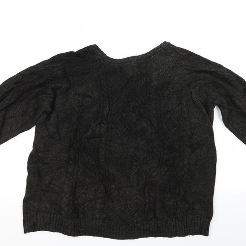 George Mens Black   Pullover Jumper Size L  - George Jumper