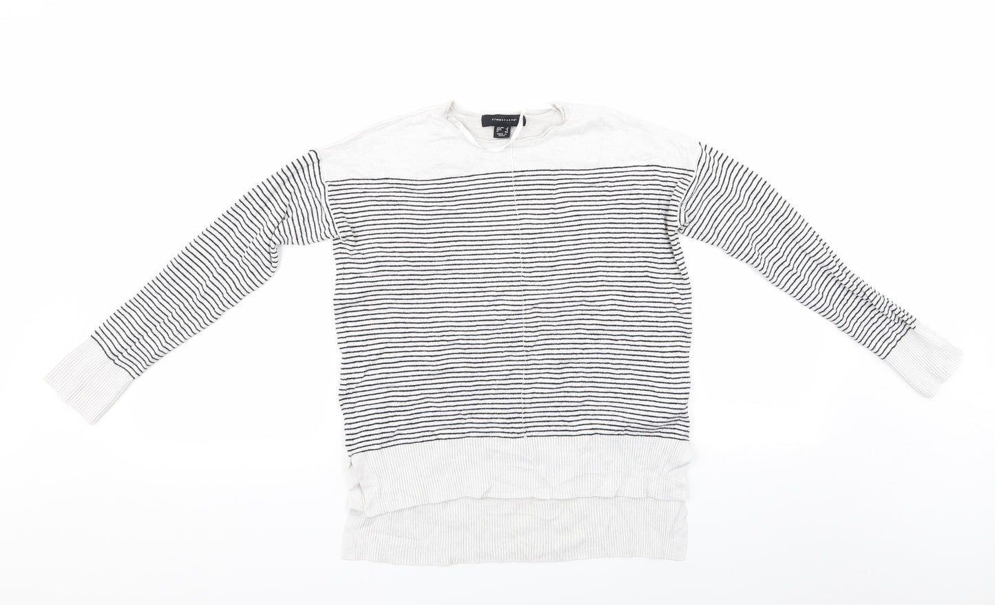Atmosphere Womens Multicoloured Striped  Pullover Jumper Size 8  - Atmosphere