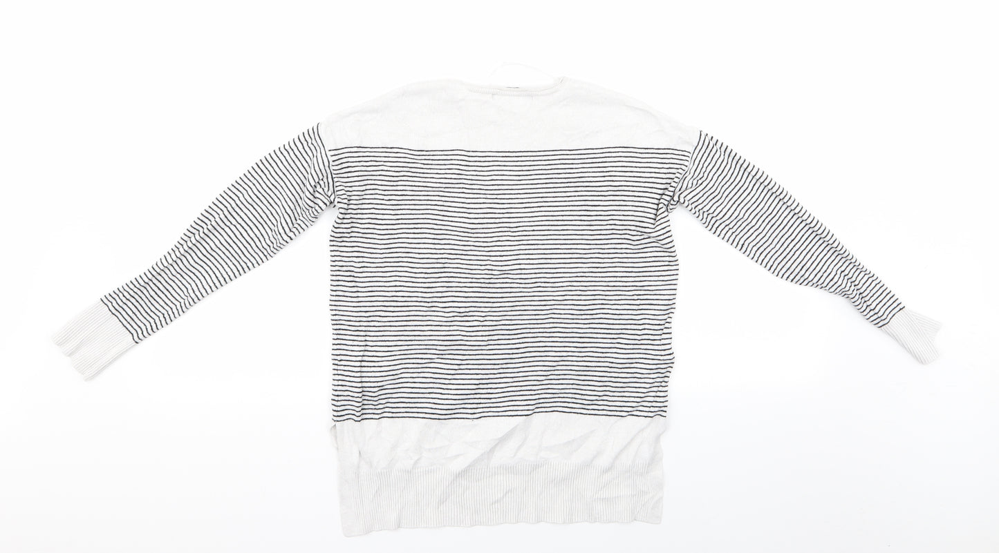 Atmosphere Womens Multicoloured Striped  Pullover Jumper Size 8  - Atmosphere