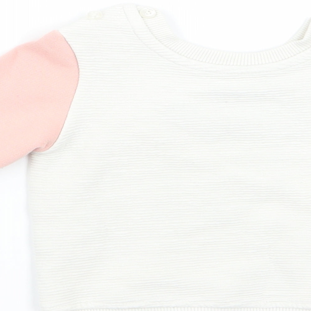 Primark Girls Multicoloured   Pullover Casual Size 6-9 Months  - Cute Logo